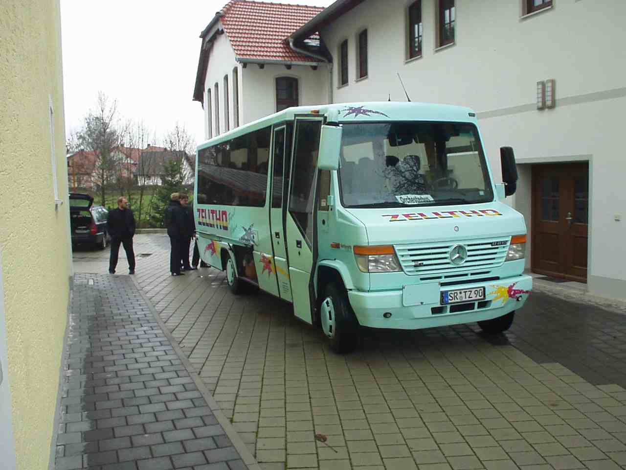 Buseinstieg in Ergoldsbach